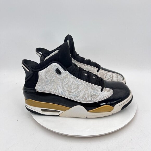 Nike Air Jordan Dub Zero Men Size 11 311046-005 Metallic Gold Basketball Shoes - Picture 4 of 11